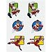 Toys : Power Ranger Mystic Force Temporary Tattoos
