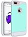 iPhone 7 Plus Case, LK [Armor Shield] Shock Absorbent Dual Layer Hard PC Cover + TPU Inner Hybrid Defender Case For Apple iPhone 7 Plus (Mint)