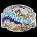 Pewter Belt Buckle - Arizona split image - Pewter Belt Buckle