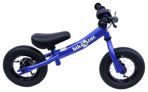 bike*star 25.4cm (10 Inch) Kids Learner Balance Beginner Run Bike Sport - Blue