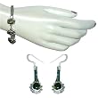 Jewellery Set - Bracelet and Earring Sterling Silver & Tiger-Eye Gemstones 21 Grams (brclts012)