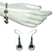 Jewellery Set - Bracelet and Earring Sterling Silver & Tiger-Eye Gemstones 21 Grams (brclts012)