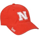 adidas Nebraska Cornhuskers Scarlet Quarterback Slope Hat