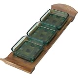 DANSK Wood Classic スモールラティス (グラスボウル3個付き) 805266の画像