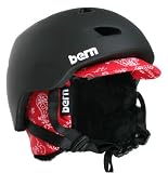 Bern Brentwood Knit Men's Helmet - Matte Black / Bandana Knit Liner