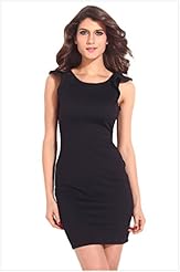 Sexy  Backless Polyester Bodycon Dress/Mini Dress  With Ruffles