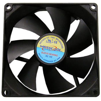 Masscool 90mm Sleeve Bearing Case Cooling Fan FD09025S1M34