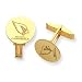 14K Arizona Cardinals Disc w/Logo Cuff Links