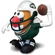 New York Jets NFL Sports-Spuds Mr. Potato Head Toy
