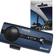 Avantalk BTCK-10B Multi-Point Bluetooth Handsfree Wireless Visor Speaker Speakerphone Car Kit with ONLINE SUPPORT Support Nokia,Iphone,Blackberry,SonyEricsson,Palm,Sumsung,LG,HTC etc
