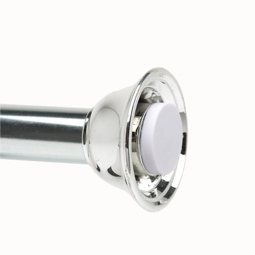 Zenith Minial Adjustable Tension Shower Rod, Chrome, 72 Inches Zenith Minial Adjustable Tension Shower Rod, Chrome, 72 Inches