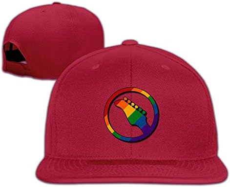 Rainbow Guitar Icon Adjustable Trucker Hats Adjustable Caps