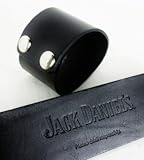 Jack Daniel's - Bracelet cuir - noir - fermeture a pression