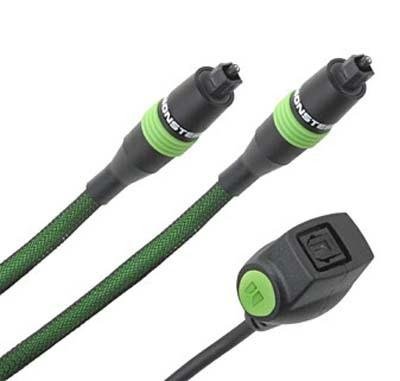 Monster Cable LightWave 100 X XLW100K FO-10 - Digital audio cable (optical) - 10 ft - fiber optic