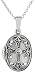Sterling Silver Marcasite & Mother-of-Pearl Locket, 18
