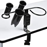 Appliance Holder Holds: Dryer & 3-irons Electrified * Clamp-on Style * Cb5-e *  Red Finish
