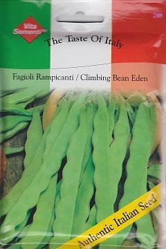 Eden Climbing Bean (Fagioli)-30 Seeds-Taste of Italy