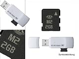 Zoom Produkt-Bild: Sony Ericsson Z610i Memory Stick Micro (M2) 2GB Speicherkarte + USB-Adapter-Garantie 3 JAHRE