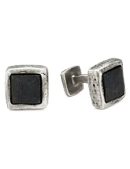 ROTENIER Hammered Square Cufflinks Set