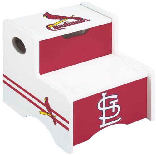 Kitchen: Guidecraft G11217 St. Louis Cardinals Storage Step Up Stool