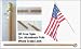 Woodgrain Spin Free Flag Pole
