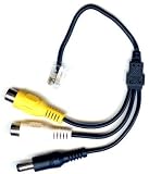 RJ11 JACK TO A/V RCA