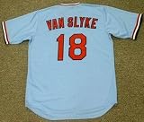 ANDY VAN SLYKE St. Louis Cardinals 1983 Majestic Cooperstown Throwback Away Baseball Jersey, LARGE