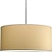 Progress Lighting P8825-01 Markor Modular Silken-Fabric Pendant Shade, Beige