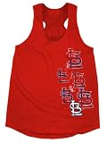 St. Louis Cardinals Red Women's Oversized Slub Knit Tank Top