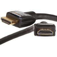 AmazonBasics High-Speed HDMI Cable (6.5 Feet/2.0 Meters) - Supports Ethernet, 3D, and Audio Return [Newest Standard]