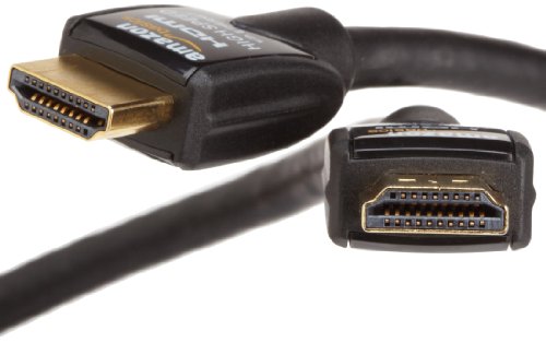 Order AmazonBasics High-Speed HDMI Cable (6.5 Feet/2.0 Meters) - Supports Ethernet, 3D, and Audio Return [Newest Standard]
