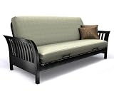 American Furniture Alliance Florenzia Metal/Wood Frame Full, Black Lacquer