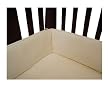 American Baby Company Organic Cotton Velour Crib Bumper, Natural