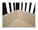 American Baby Company Organic Cotton Velour Crib Bumper, Natural