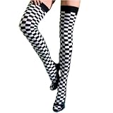 : Checkerboard Thigh High