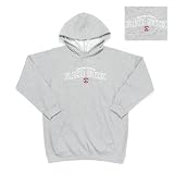 Boston Red Sox MLB Youth JV Pullover Hooded Sweatshirt by Antigua (Heather Grey)-(Large)