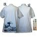 メンズ和柄Ｔシャツ　富嶽三十六景（波）