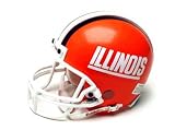 Illinois Fighting Illini Miniature Replica NCAA Helmet w/Z2B Mask Illinois Fighting Illini Miniature Replica NCAA Helmet w/Z2B Mas