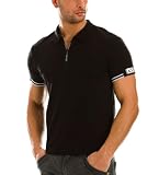 Armani Exchange Zipper Logo Tape Polo