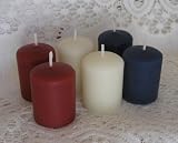 417qbCPKS2L. SL160  100% Beeswax Candles   Set of 3 Votives in Red, White and Blue