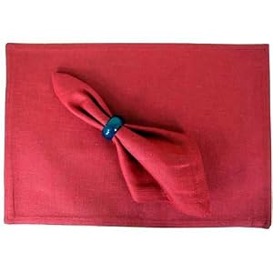 Bistro Red Placemats and Napkins