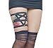 Efashionmx Womens Pentagram Goth Leg Garter Belt