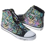 Ed Hardy Mens Highrise 100 Highrise Sneaker,Black 19FHR103M,12 M US 417qeP9vgqL. SL160 Ed Hardy Mens Highrise 100 Highrise Sneaker,Black 19FHR103M,12 M US