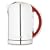 Magimix 11563 Kettle polished stainless steel body with deep red handle