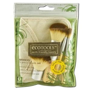 EcoTools MINERAL 5pc Make Up Brush Travel Set 1213
