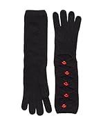 Alice Hannah Guantes de Lana New Version Of Long (Negro)