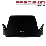 Precision Design HB-35 Hard Lens Hood for Nikon 18-200mm f/3.5-5.6 G VR II  ....