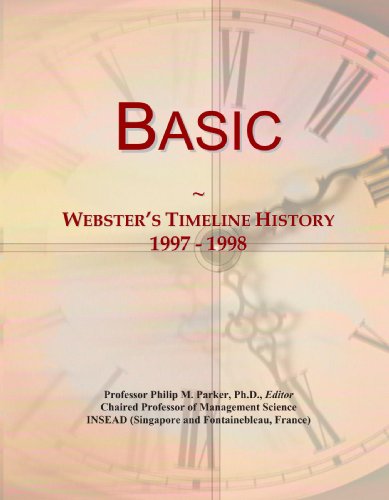 Basic: Webster's Timeline History, 1997 - 1998
