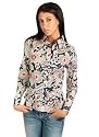 AYC L/S Vintage Print Cotton Women's Blouse
