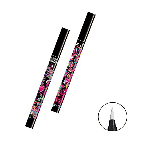 Border Okei Color Liner Angel White - Eyeliner and Body Paint Liner, Water Proof 2 Way Liner